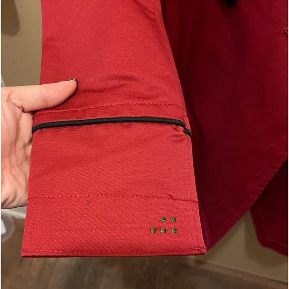 Soia & Kyo Red Trenchcoat size M - Picture 4 of 6